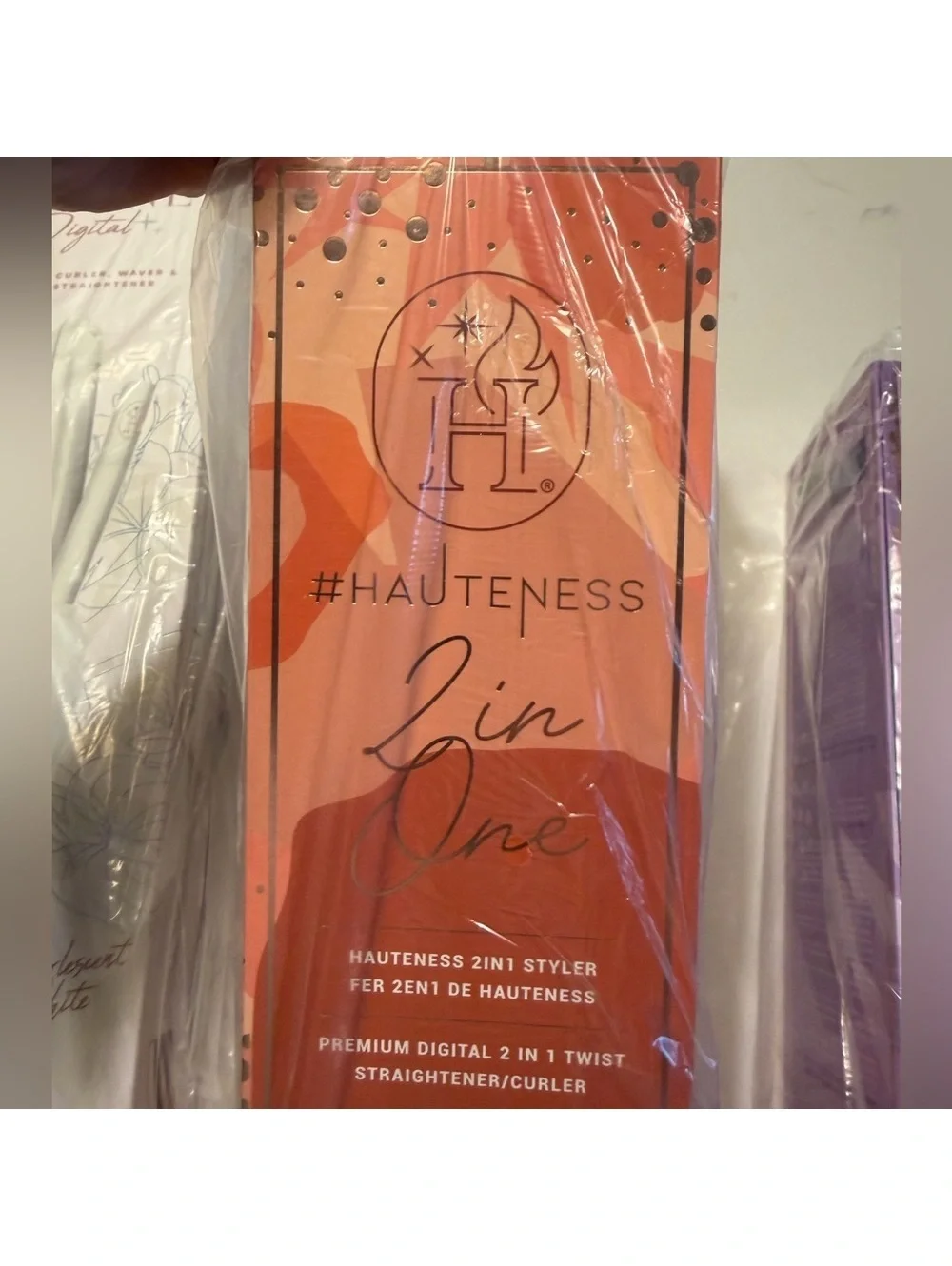 Hauteness Digital 2inOne Hair Tool Orange NEW